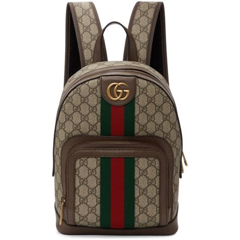 fake brown gucci backpack with red and blue straps|Gucci backpacks bootleg.